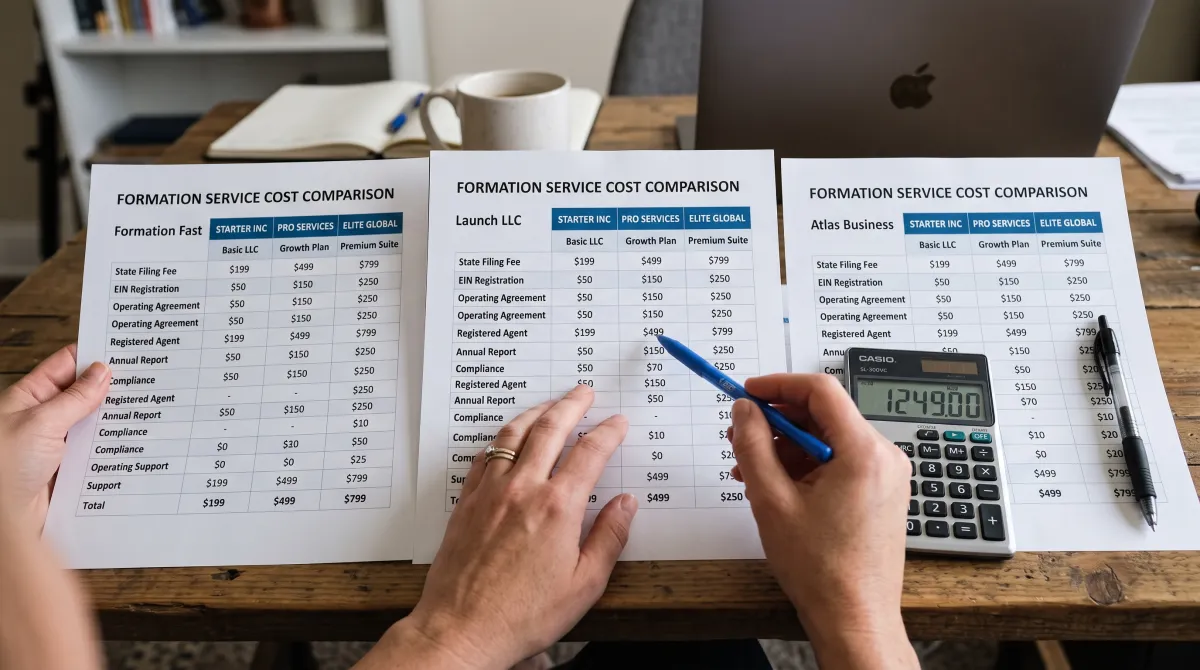 Business Formation Services (2026): 3 Picks Compared