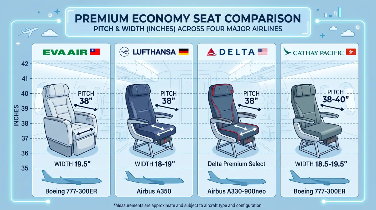 EVA Air Premium Economy: 42-Inch Seat vs Rivals (2026)