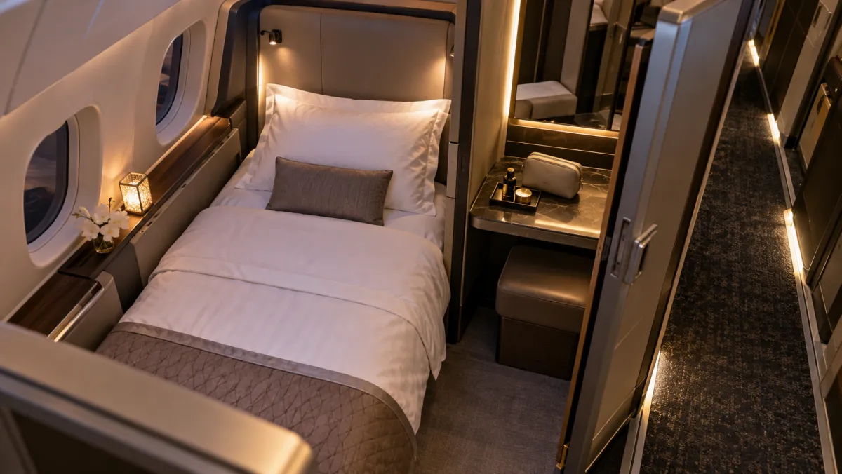 First Class Flights (2026): Alaska to Emirates Compared