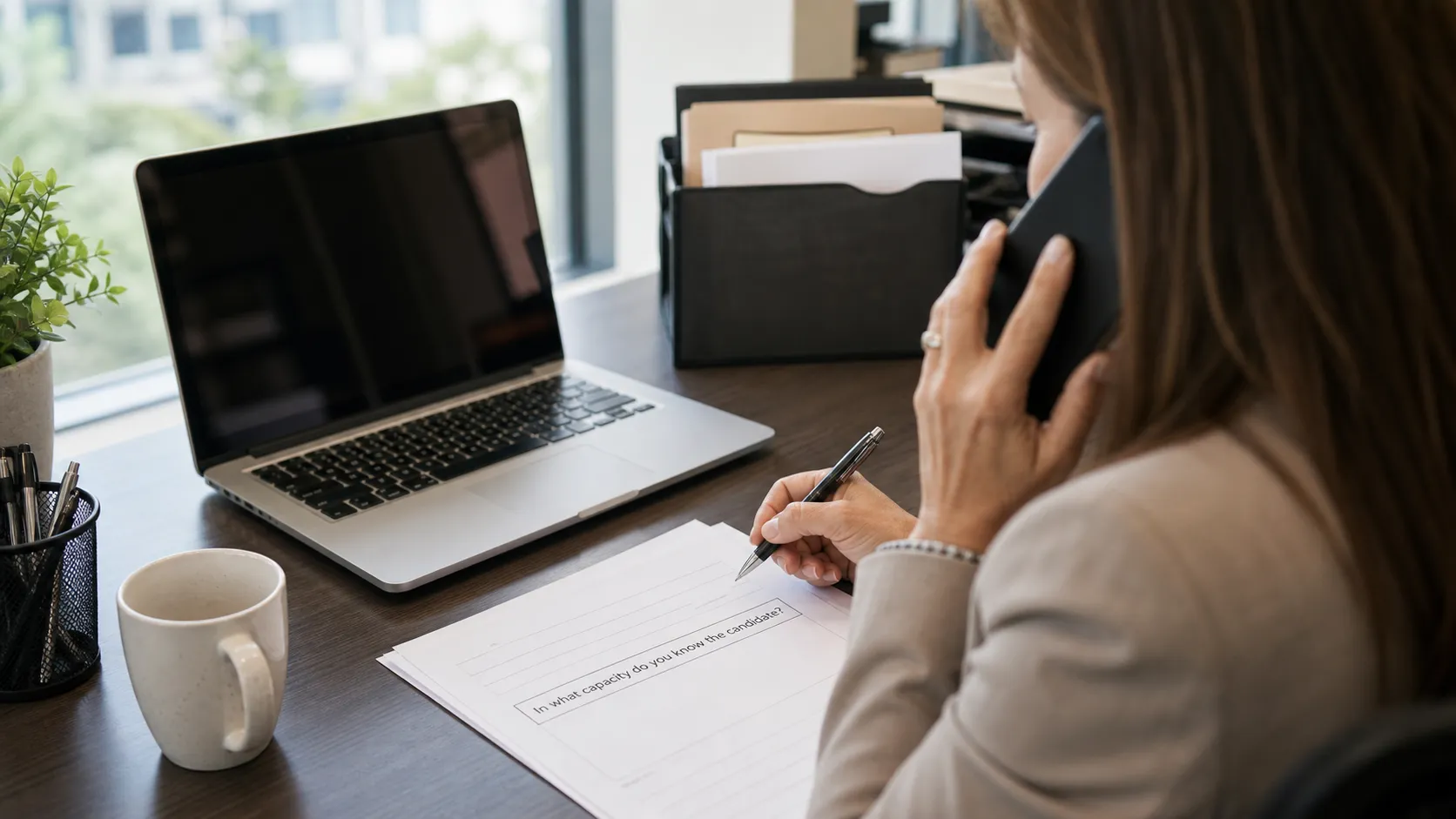 In What Capacity You Know the Candidate: Answer + Examples
