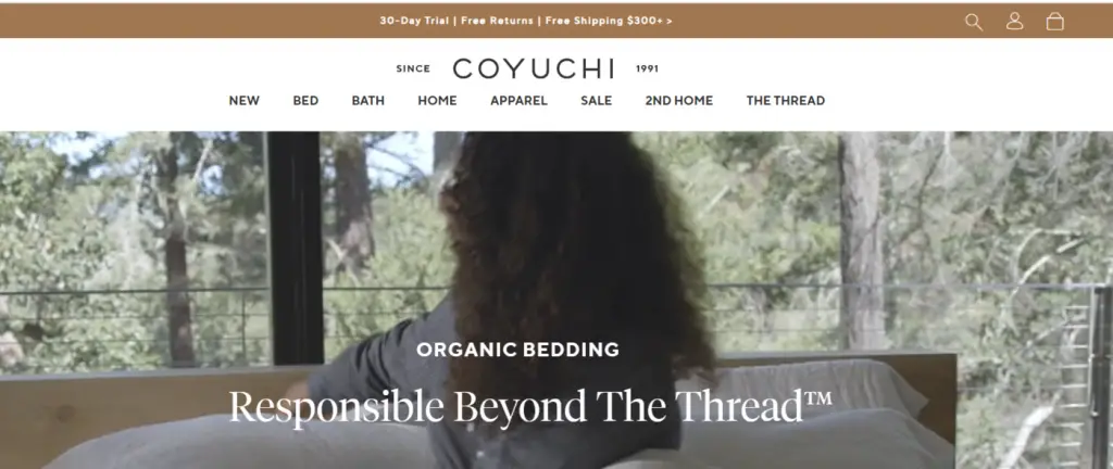 Coyuchi eco friendly products