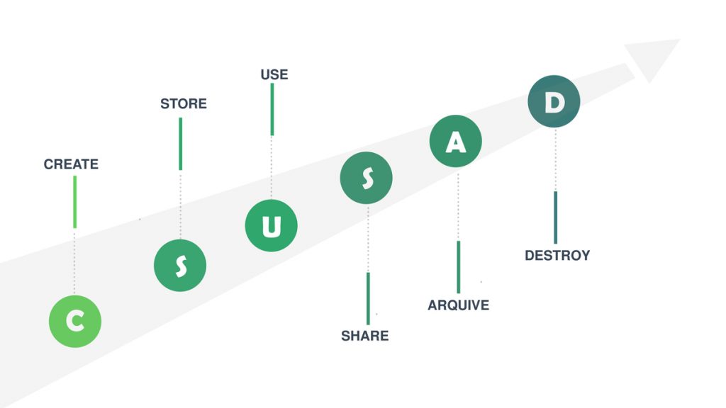 The six phases of the lifecycle of data. What are the Three Main Goals of Data Lifecycle Management (DLM)