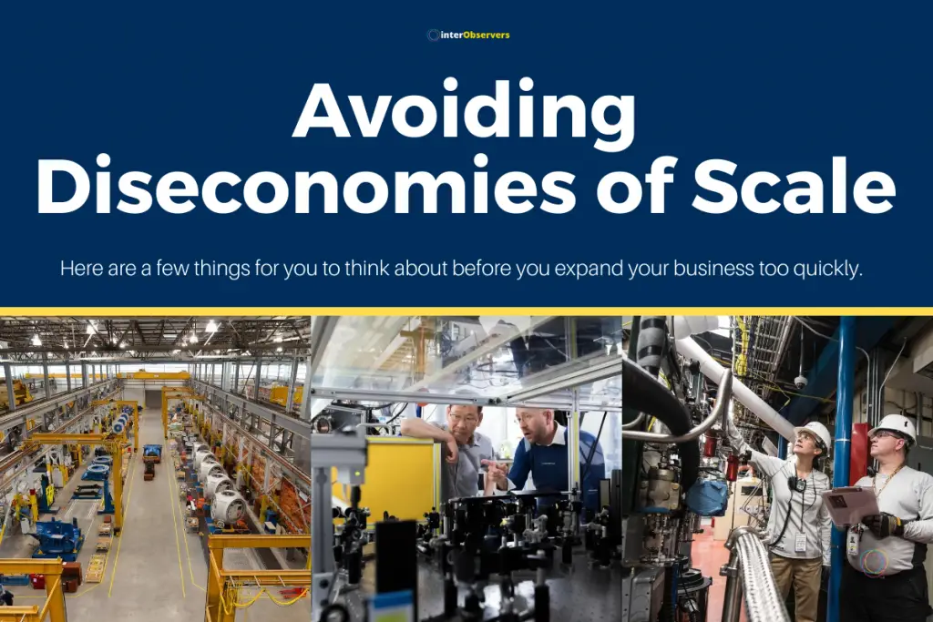 How to Avoid Diseconomies of Scale