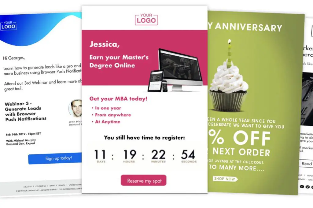 VBOUT email marketing templates