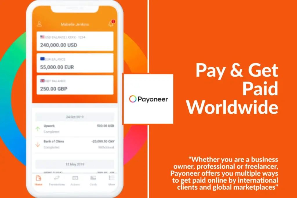 Payoneer vs PayPal - Payoneer