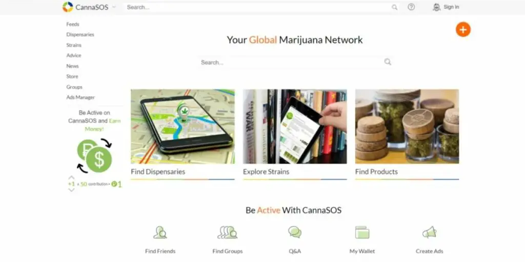 CannaSOS cannabis business social network