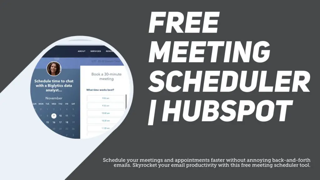 Best Scheduling App for Small Businesses - HubSpot Meetings