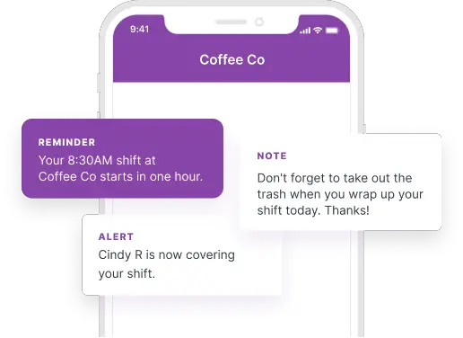 Reminders employee mobile crop