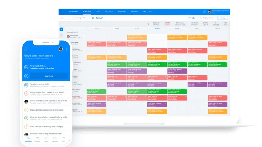 Restaurant Scheduling App - Sling