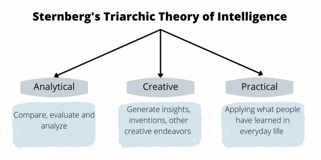 Types of intelligence: Practical, Creative, and Analytical intelligence