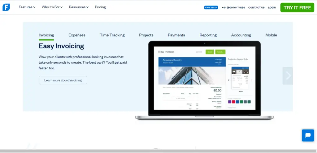 Best Free Invoicing Software For Small Businesses - FreshBooks