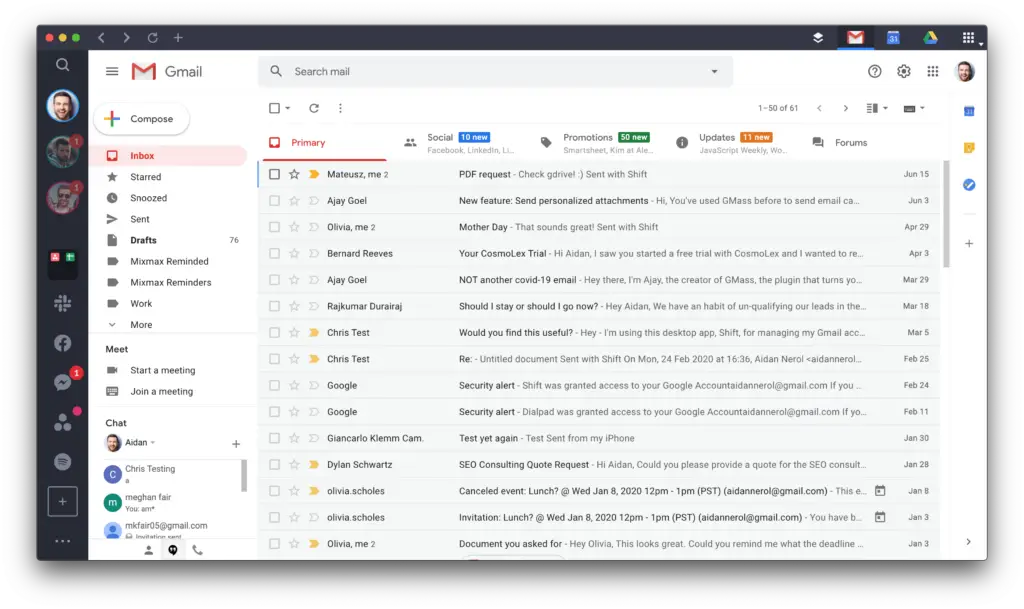 gmail-in-shift