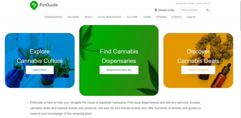 PotGuide - Cannabis Business Social Networks