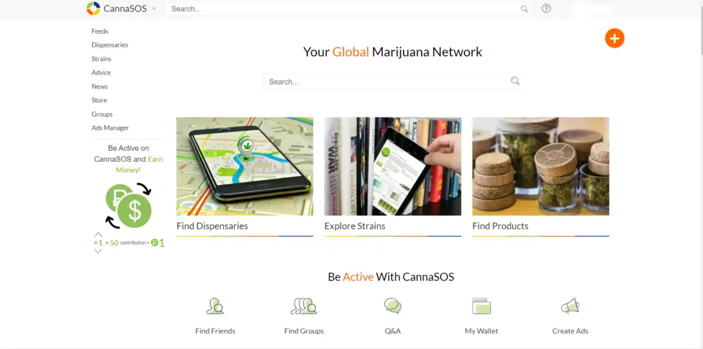 CannaSOS - Cannabis Business Social Networks