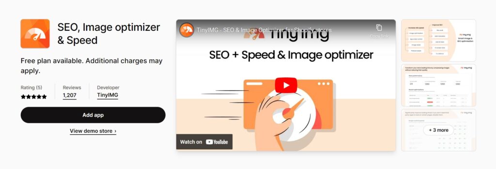 Best Shopify App for Image Optimization - TinyIMG 