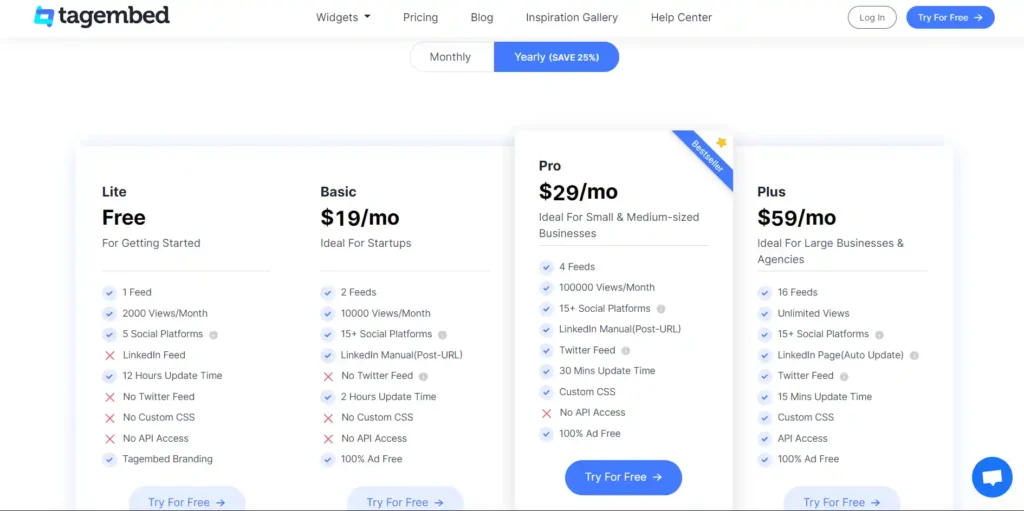 tagembed price result