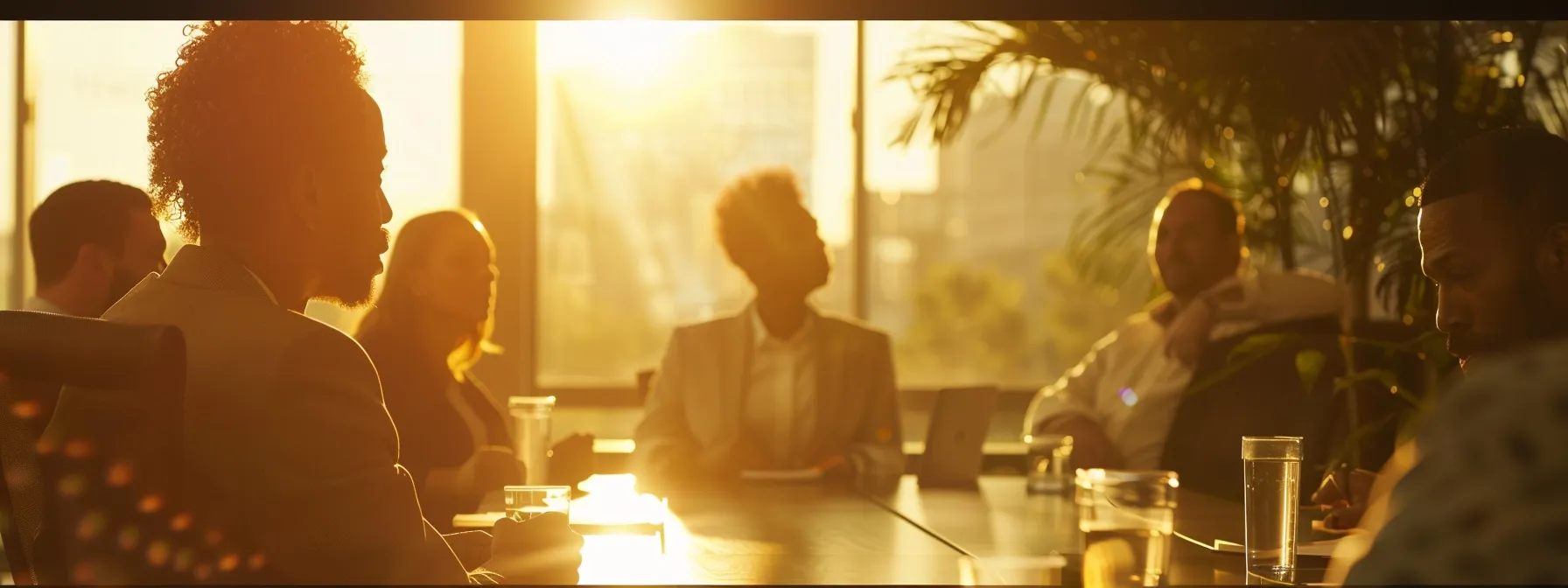 a somber employee being publicly accused in a tense workplace meeting, surrounded by skeptical colleagues.