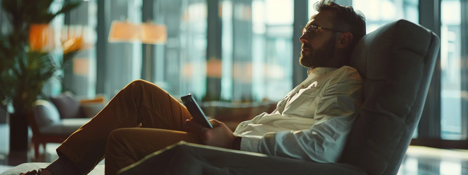 a leader engrossed in deep conversation, showing empathy and understanding towards their team members, in a space filled with warmth and trust.