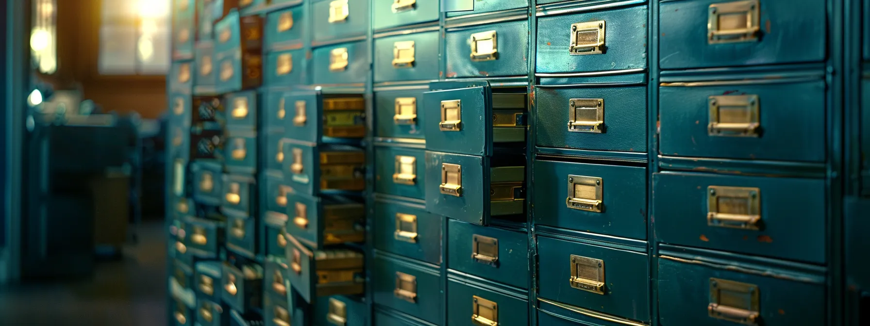 a well-organized filing cabinet filled with neatly labeled folders showcasing the importance of thorough documentation in hr disputes.