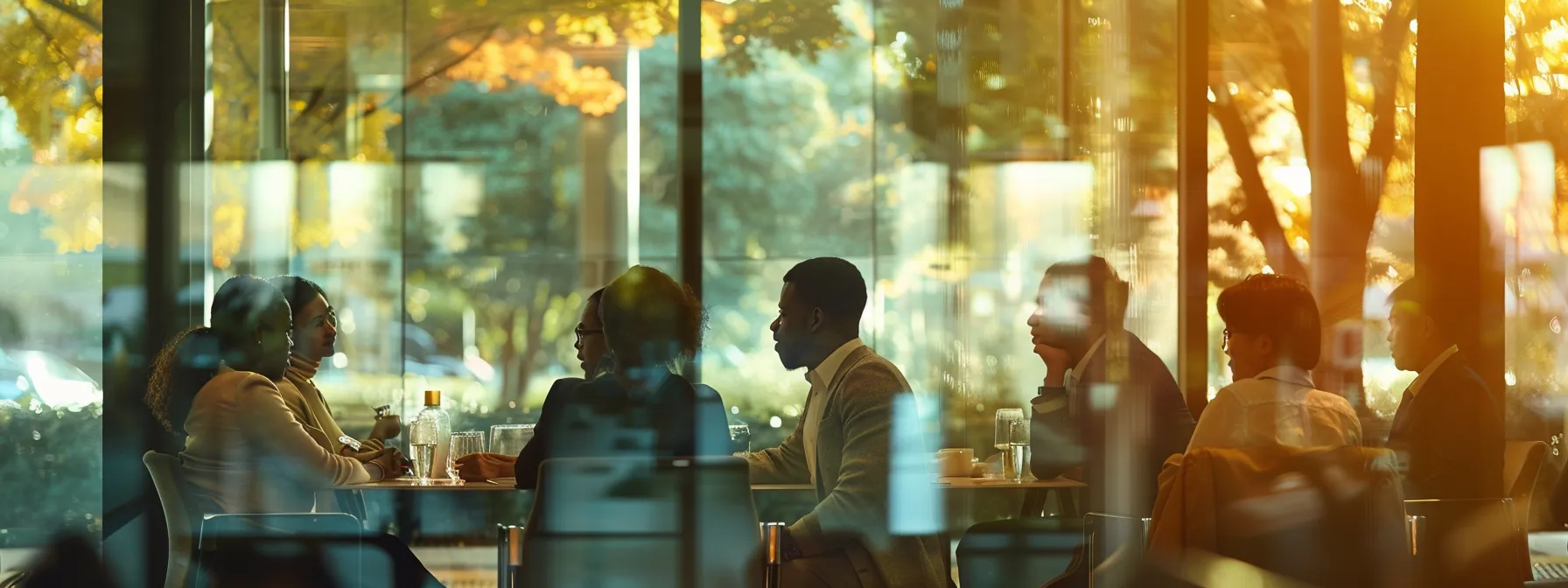 a diverse group of professionals engaged in a deep conversation during a coaching session, fostering growth and team alignment in a modern office setting.